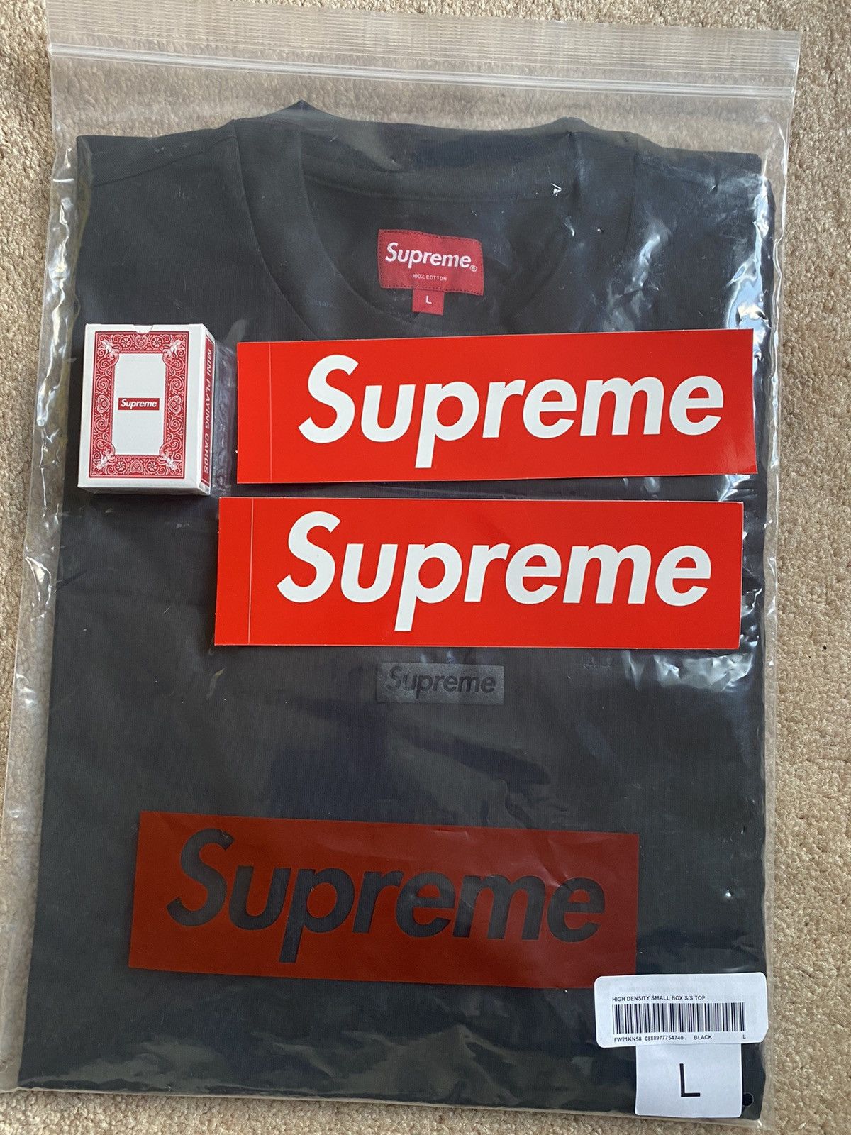 Supreme High Density Small Box s/s Top | Grailed