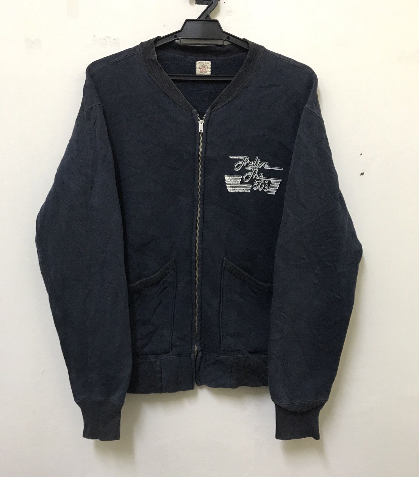 The Flat Head The Flathead Relive The 50's Crewneck Zipper Size US M / EU 48-50 / 2 - 1 Thumbnail