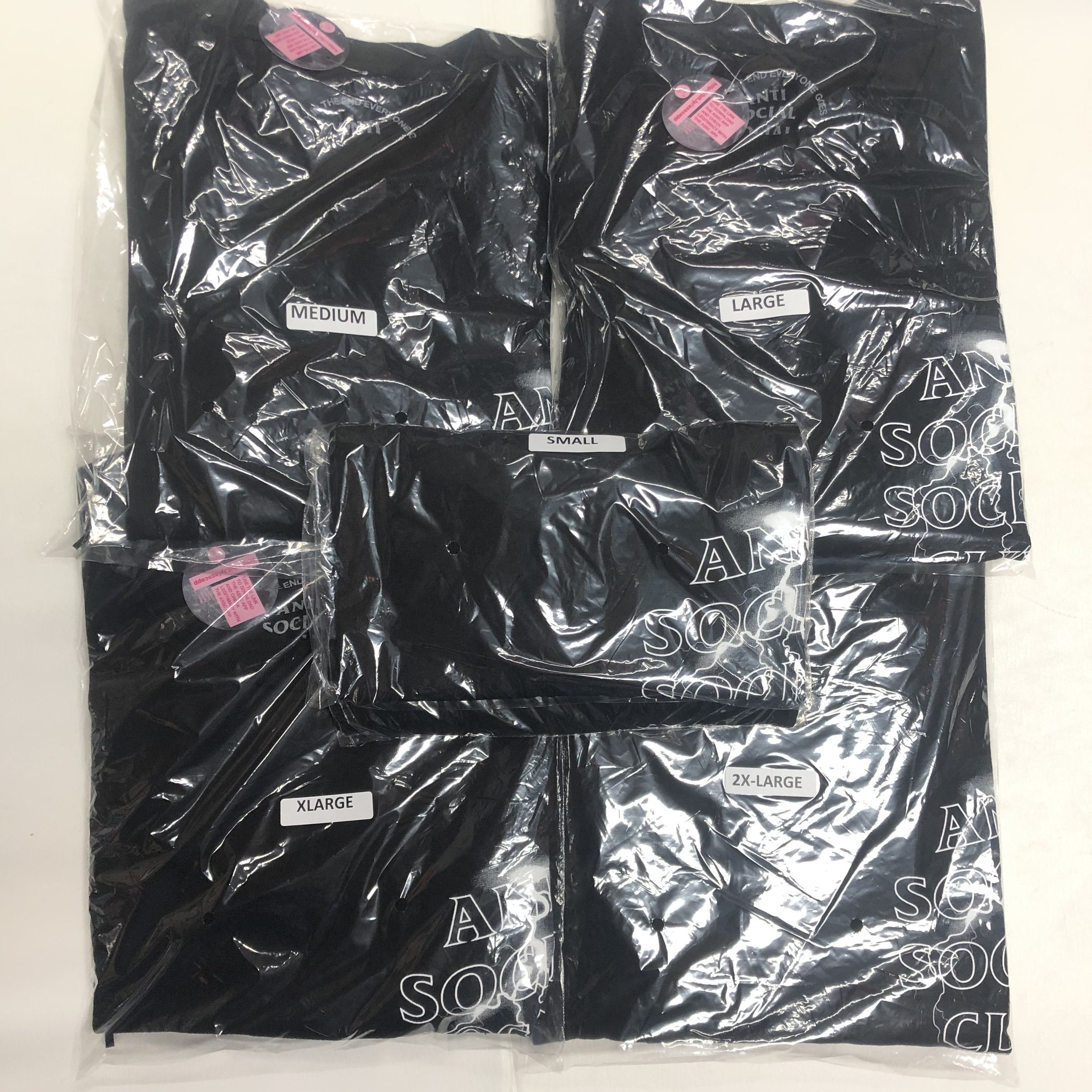 Anti Social Social Club × Members Only DS 3M reflect ASSC Twisted Black Tee FTP FOG CDG BAPE KITH Size US XL / EU 56 / 4 - 5 Thumbnail