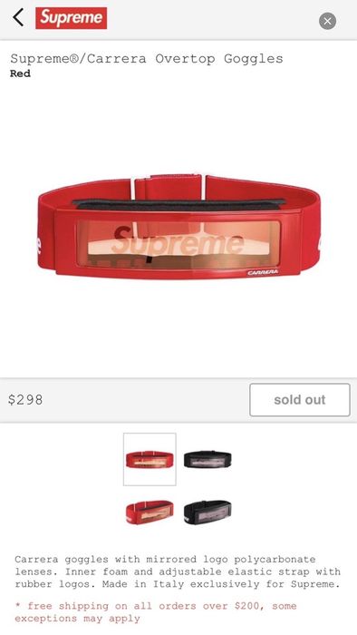 Supreme Supreme x Carrera Overtop goggles | Grailed