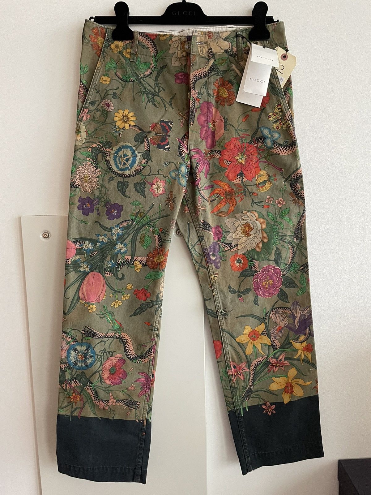 Gucci Gucci Limited Edition Super Runway Floral Pant Brand New Size US 31 - 15 Thumbnail
