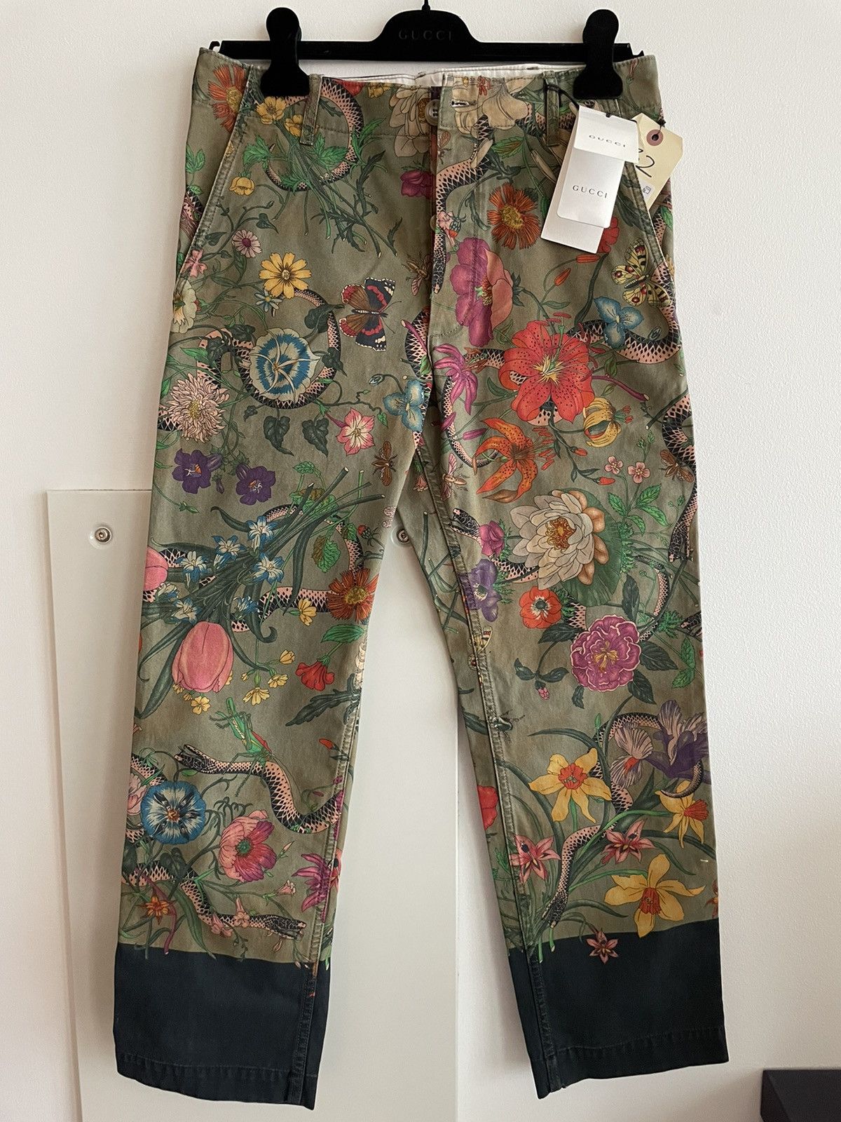 Gucci Gucci Limited Edition Super Runway Floral Pant Brand New Size US 31 - 14 Thumbnail