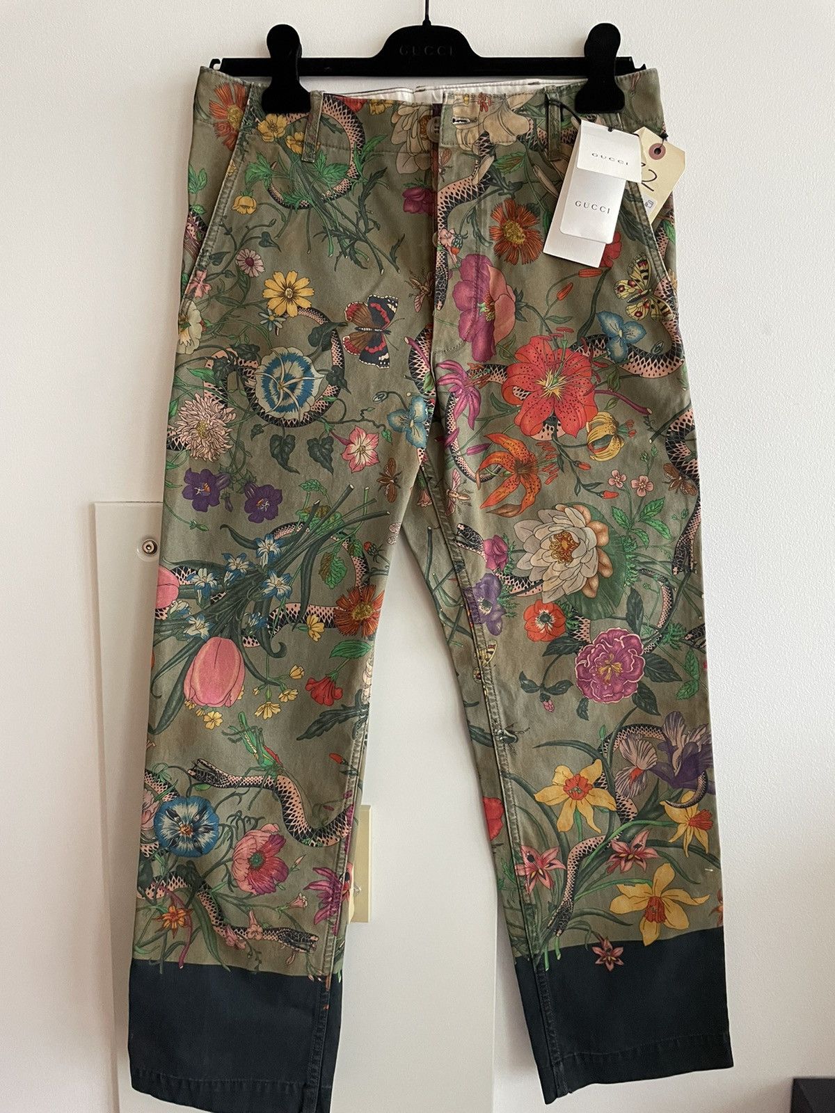Gucci Gucci Limited Edition Super Runway Floral Pant Brand New Size US 31 - 18 Thumbnail