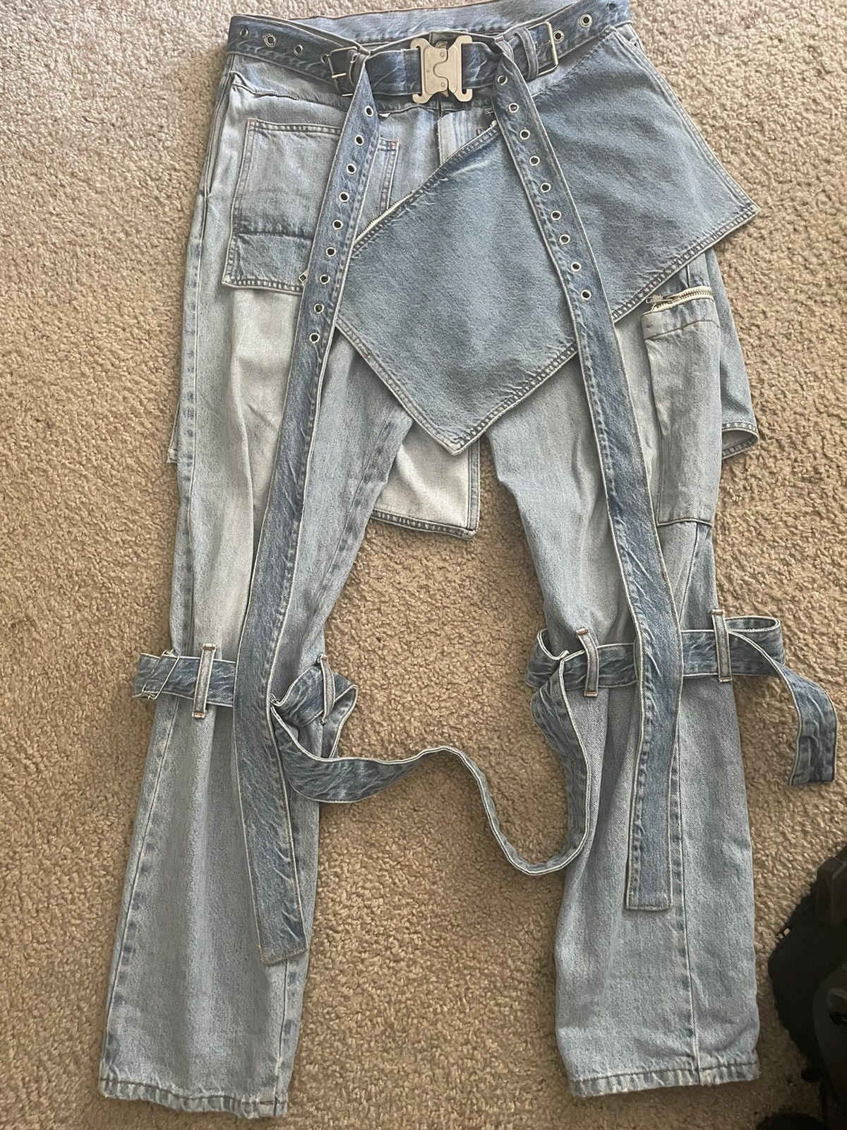 1017 ALYX 9SM Bondage Denim Size US 32 / EU 48 - 1 Thumbnail