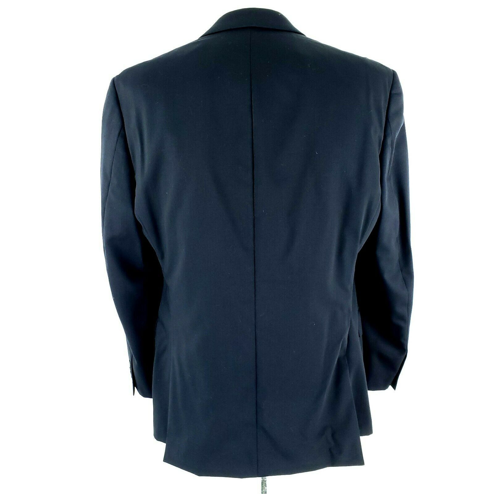 Calvin Klein Calvin Klein Wool 2 Button Blazer 40R Blue Sport Coat Size 40R - 5 Thumbnail