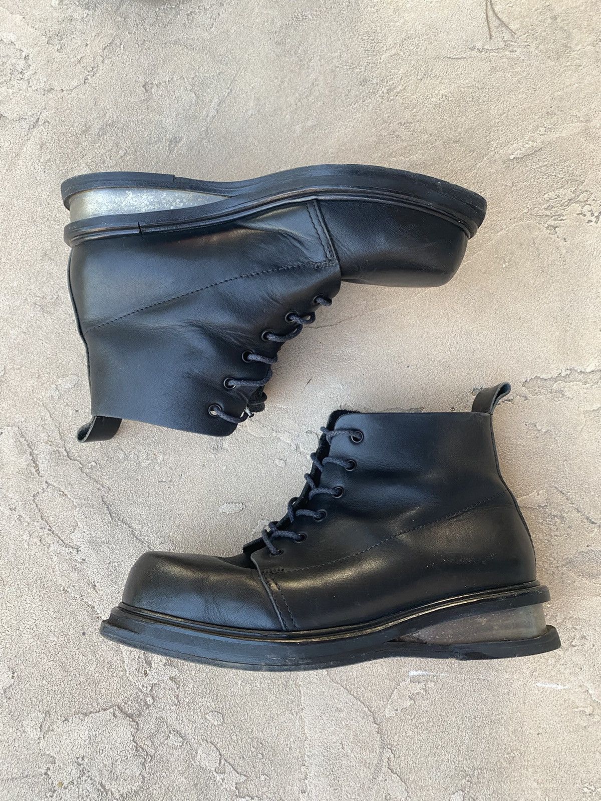 Dirk Bikkembergs ALMOST DS DIRK BIKKEMBERGS METAL HEEL BOOTS | Grailed