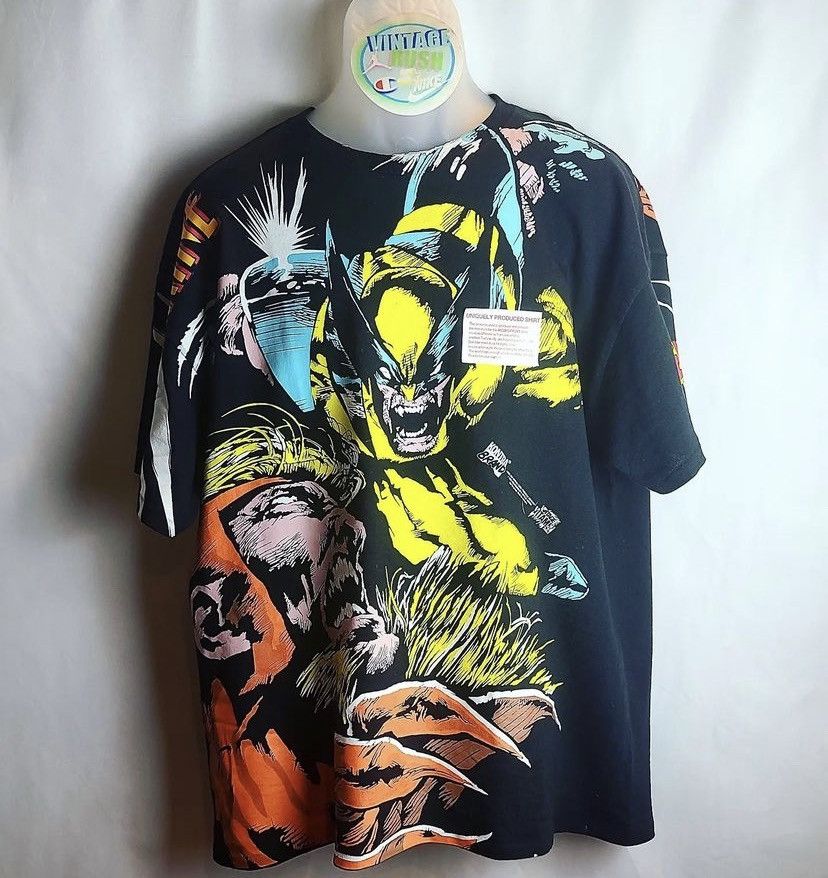 X-men all over print wolverine Gambit Rouge Cable X-force shirt offers tee mega print