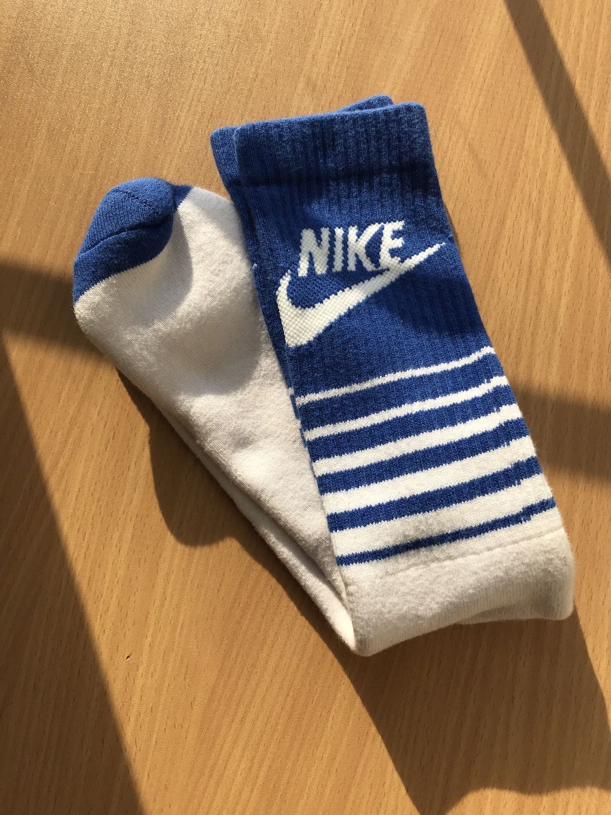 Nike Nike Vintage Blue/White Heavy Socks | Grailed