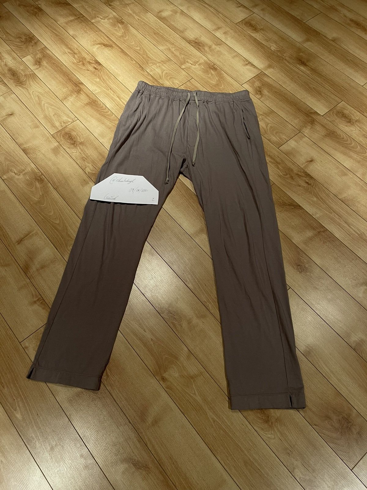 Rick Owens Rick Owens Taupe Berlin Lounge Pants Size US 34 / EU 50 - 1 Thumbnail