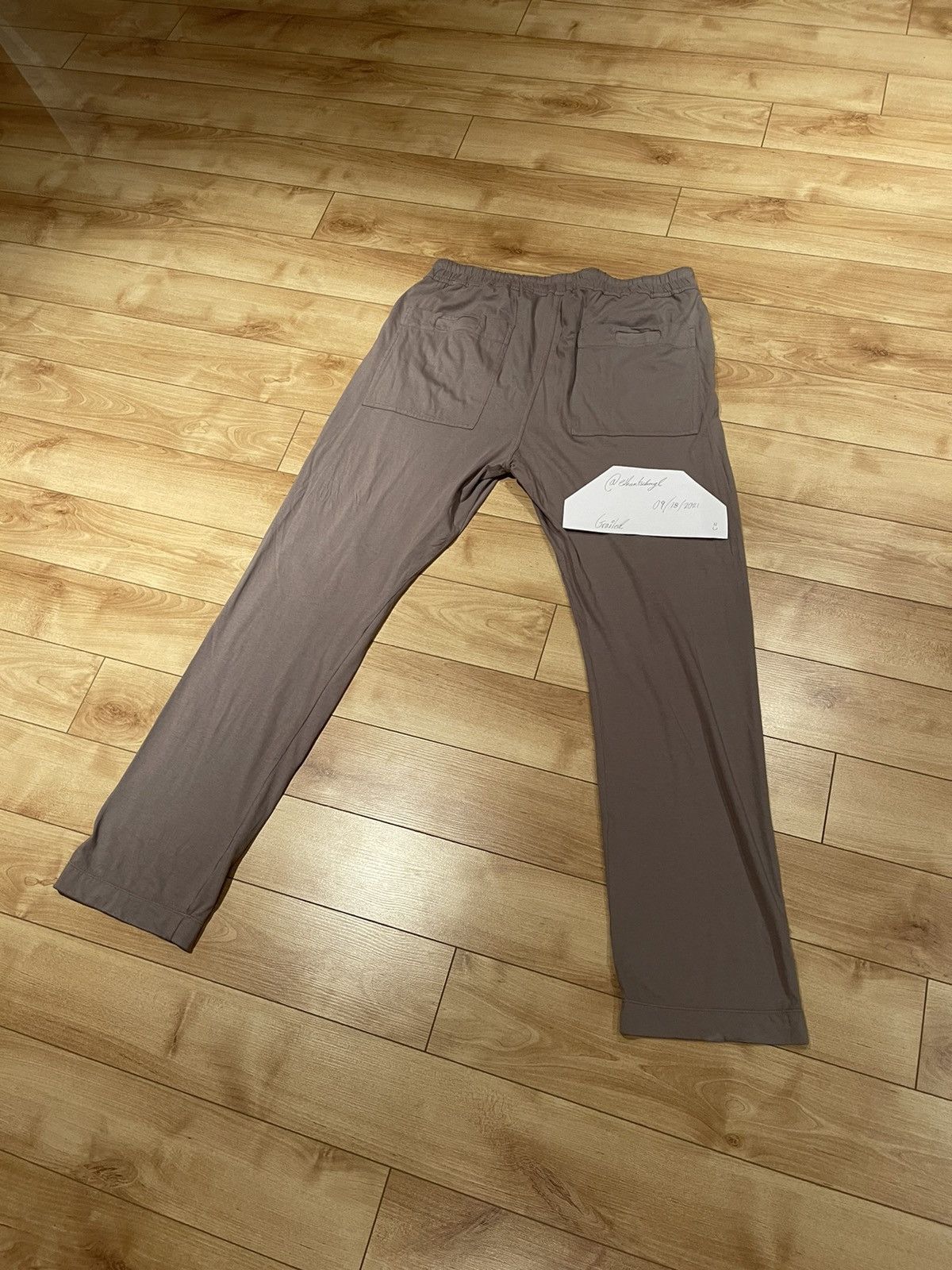 Rick Owens Rick Owens Taupe Berlin Lounge Pants Size US 34 / EU 50 - 2 Thumbnail