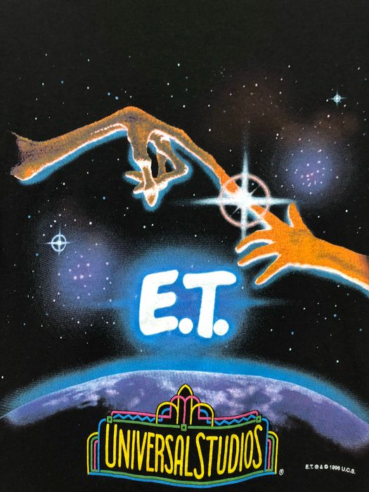 Vintage Vintage E.T movie t shirt 90s universal studios | Grailed