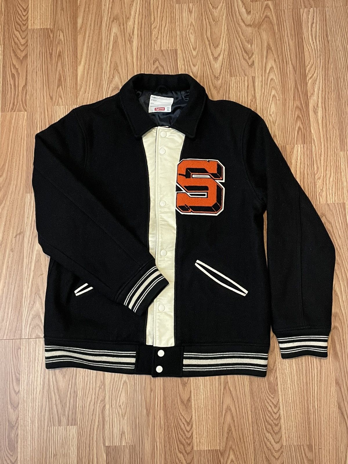 Supreme captain cheap varsity jacket