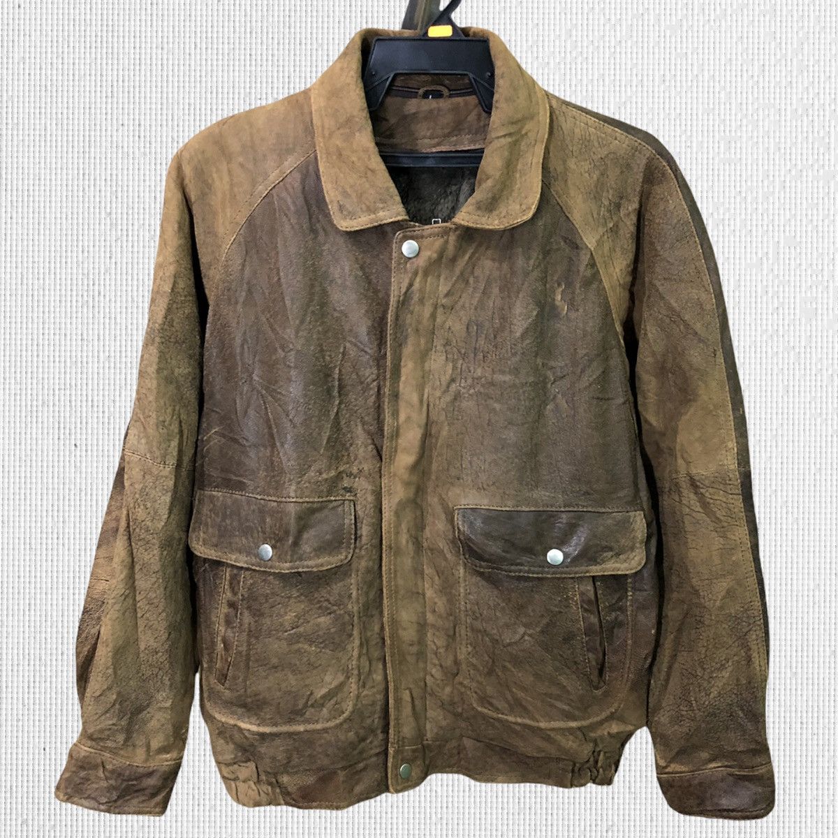 Genuine Leather Vintage Leather Jacket Size US M / EU 48-50 / 2 - 1 Thumbnail