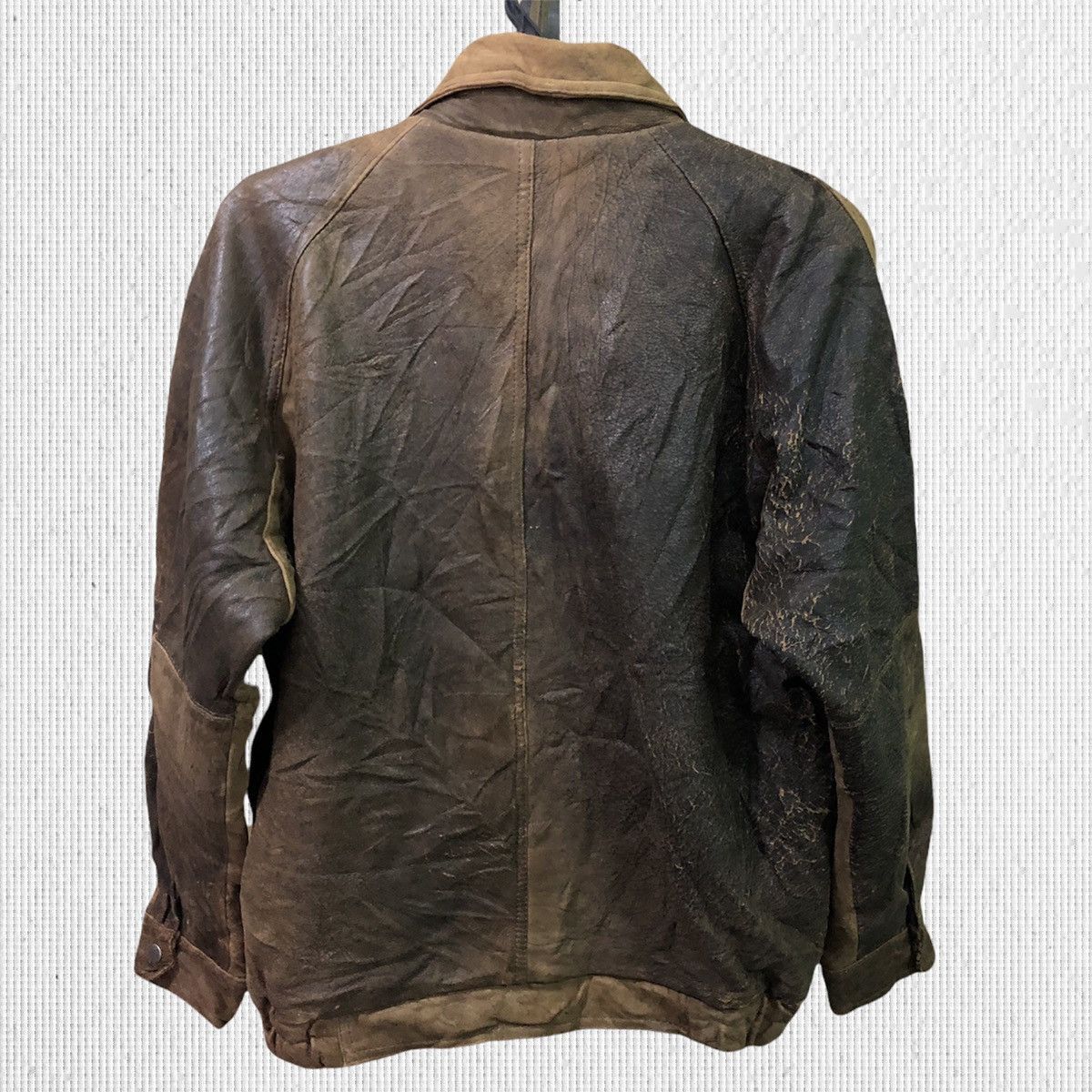 Genuine Leather Vintage Leather Jacket Size US M / EU 48-50 / 2 - 2 Thumbnail