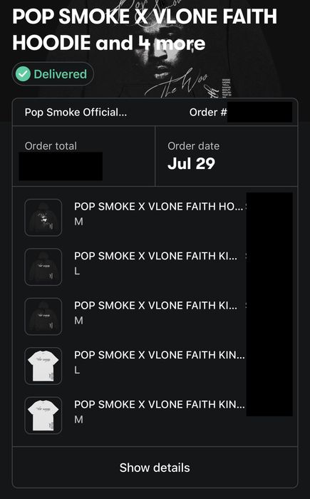 Pop Smoke Vlone Faith King of New York Hoodie