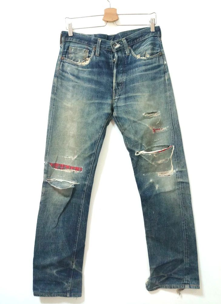 Studio D'Artisan Heavily-Distressed Studio D'Artisan SD-202 Selvedge Size US 30 / EU 46 - 1 Thumbnail
