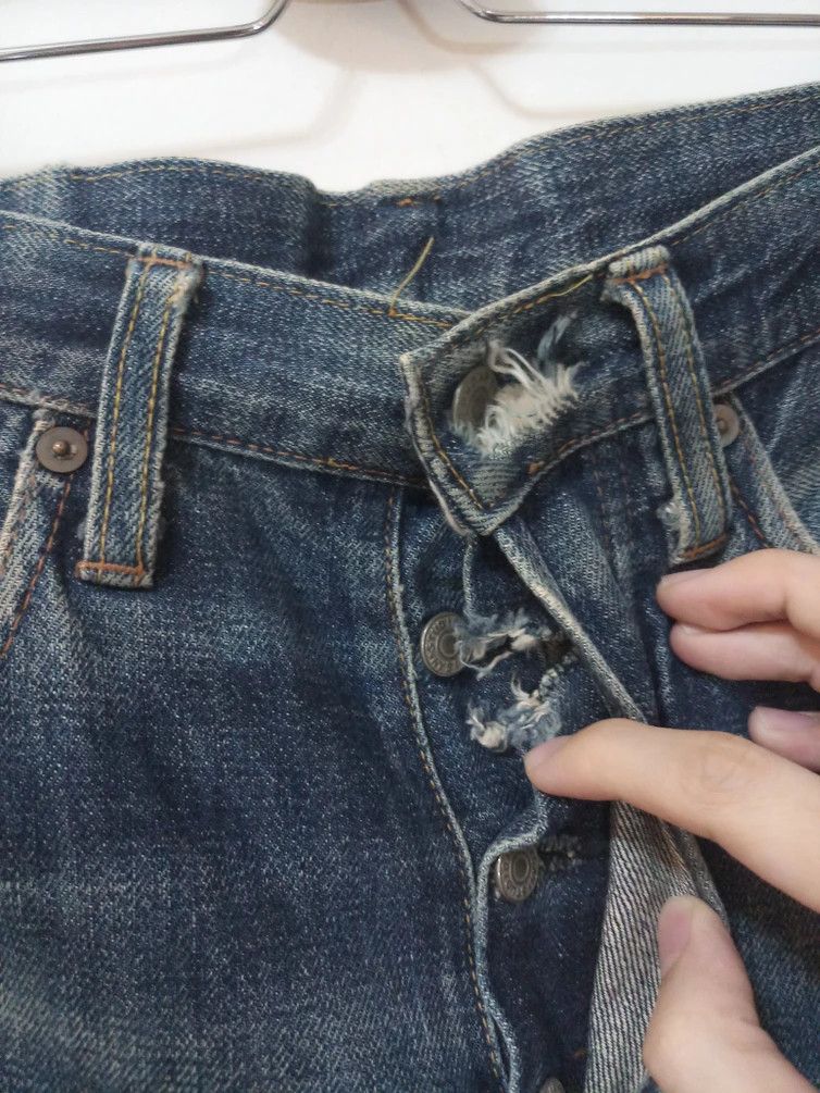 Studio D'Artisan Heavily-Distressed Studio D'Artisan SD-202 Selvedge Size US 30 / EU 46 - 3 Thumbnail