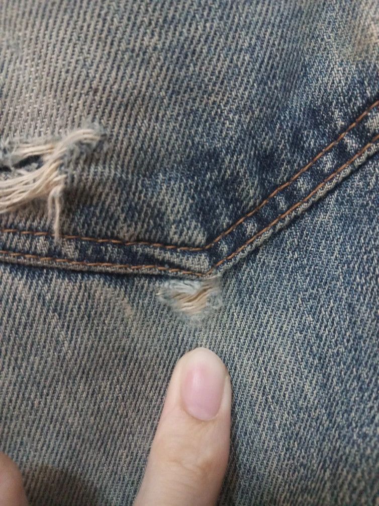 Studio D'Artisan Heavily-Distressed Studio D'Artisan SD-202 Selvedge Size US 30 / EU 46 - 6 Thumbnail