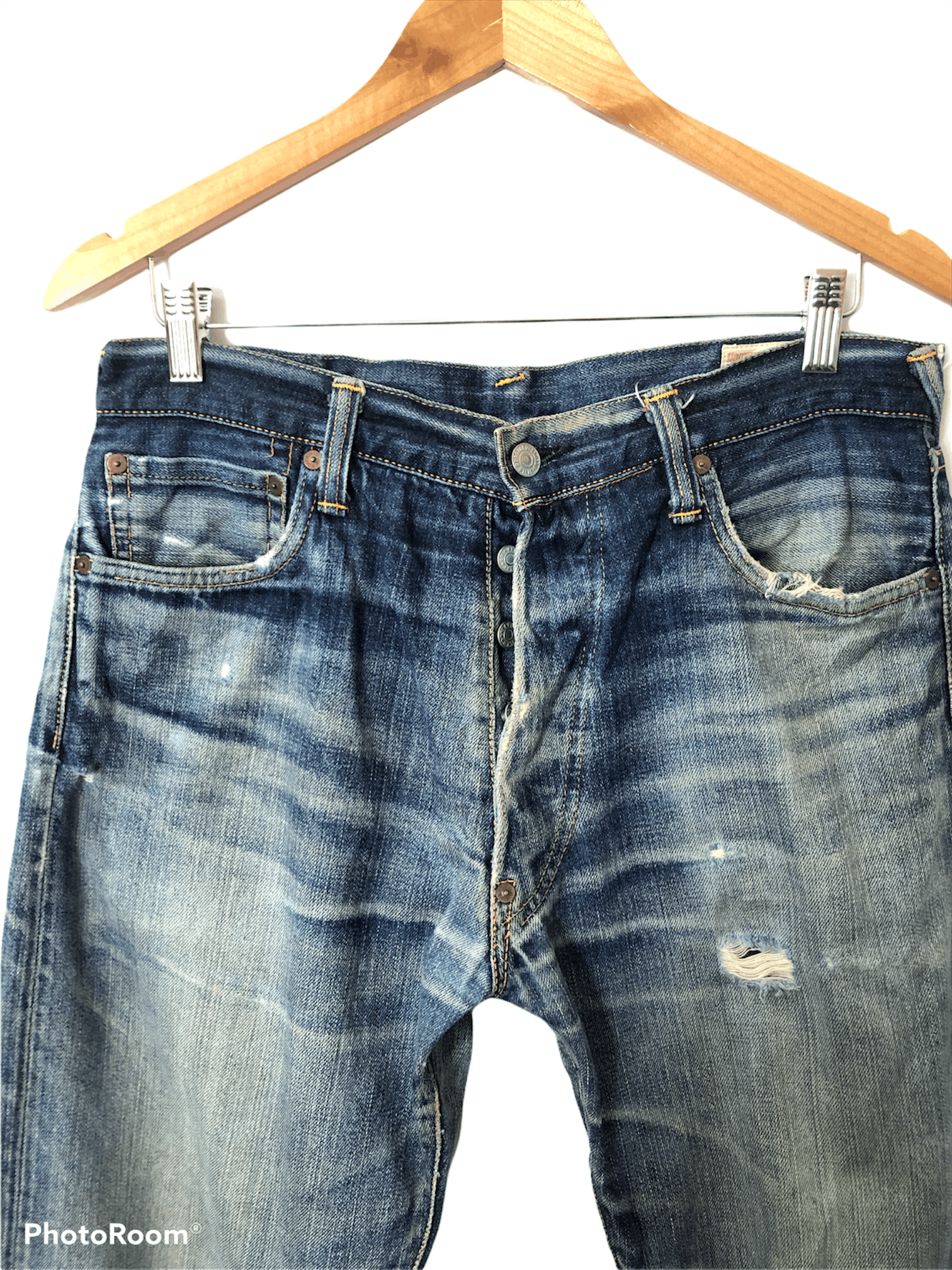 Evisu Evisu Selvedge Denim Pants Size US 33 - 3 Thumbnail