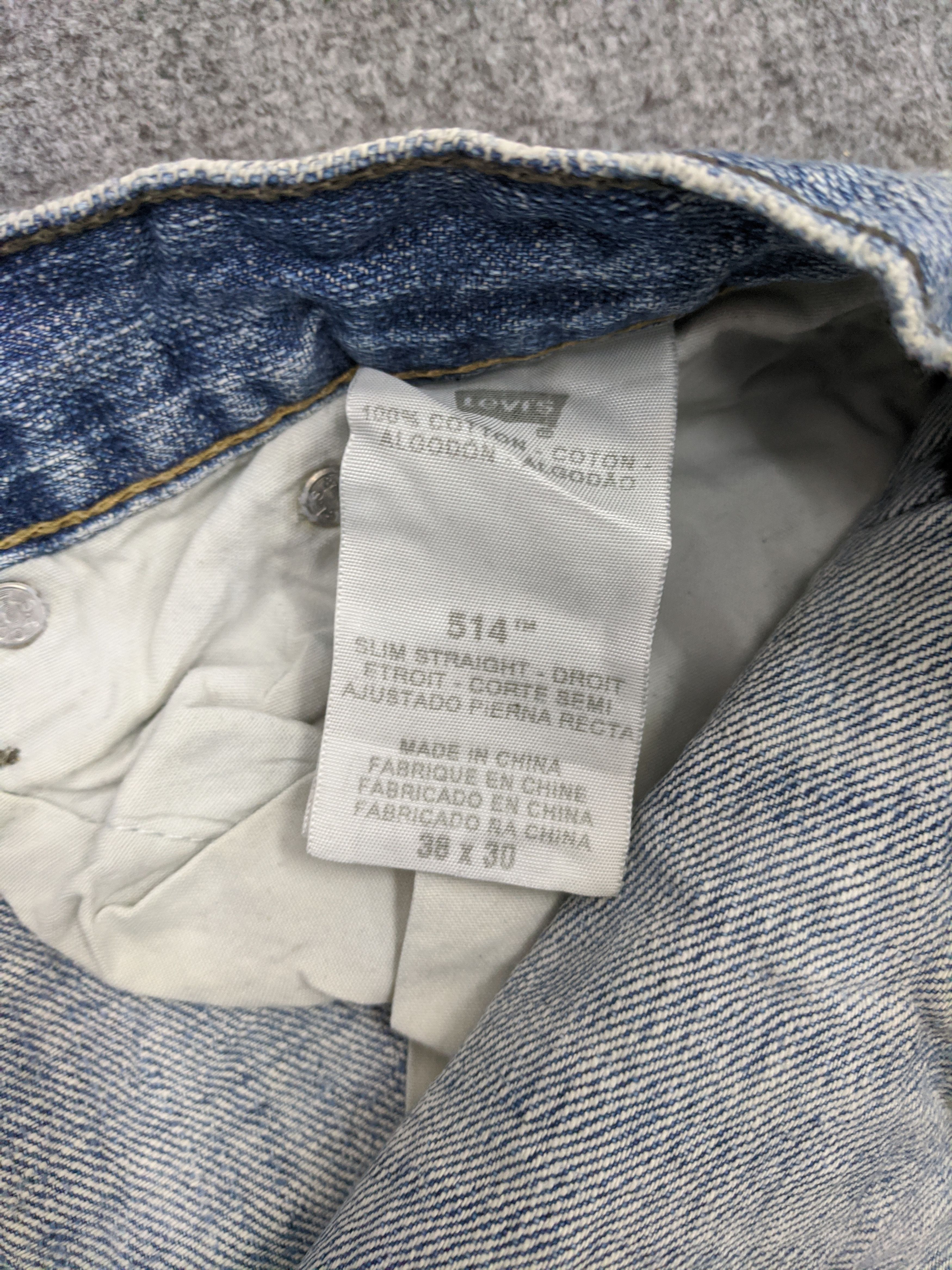 Levi's Vintage Levis 514 Jeans DP0894 Size US 39 - 7 Thumbnail