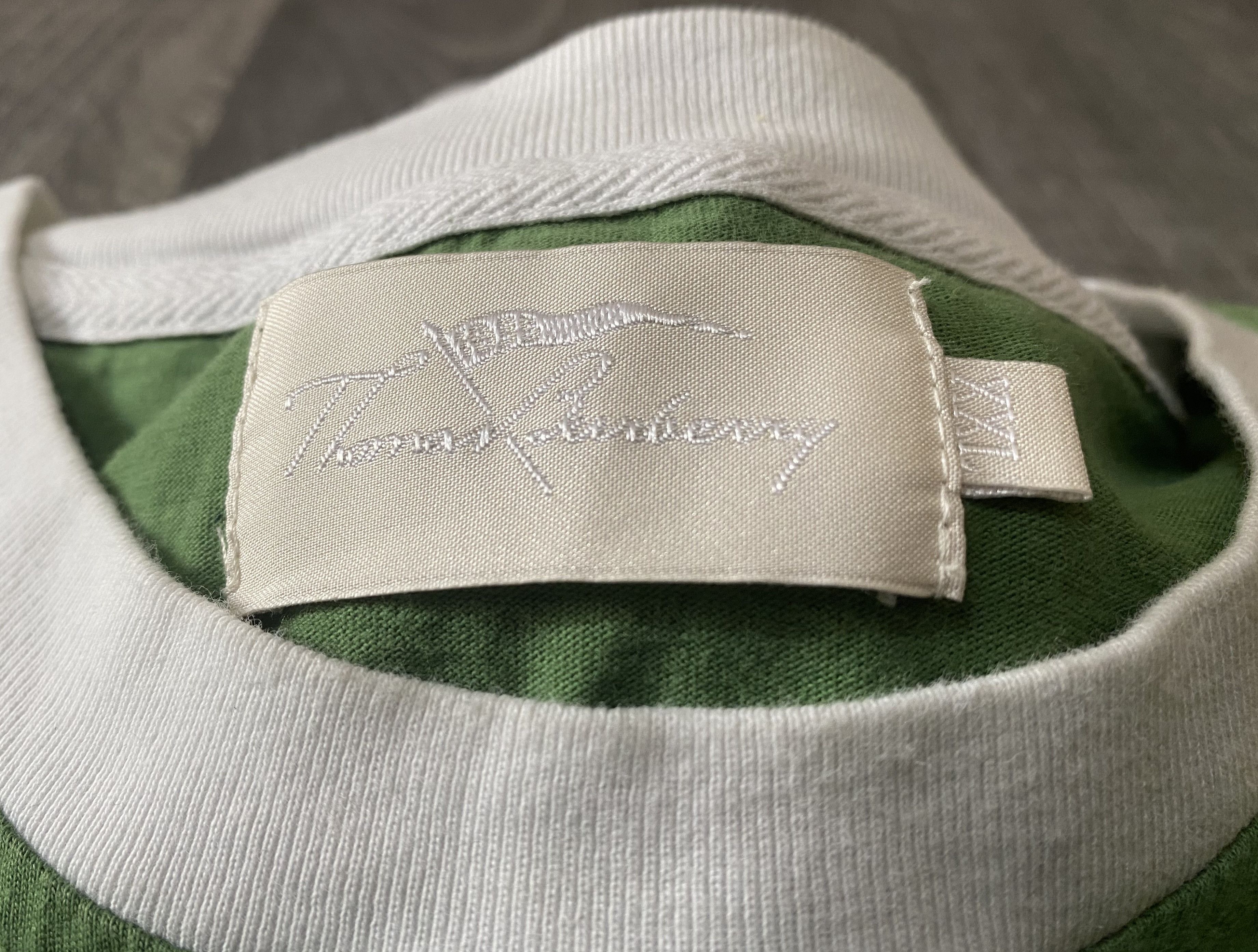 Burberry Thomas Burberry Big Logo Green Cotton Casual T-shirt Size US XXL / EU 58 / 5 - 5 Thumbnail