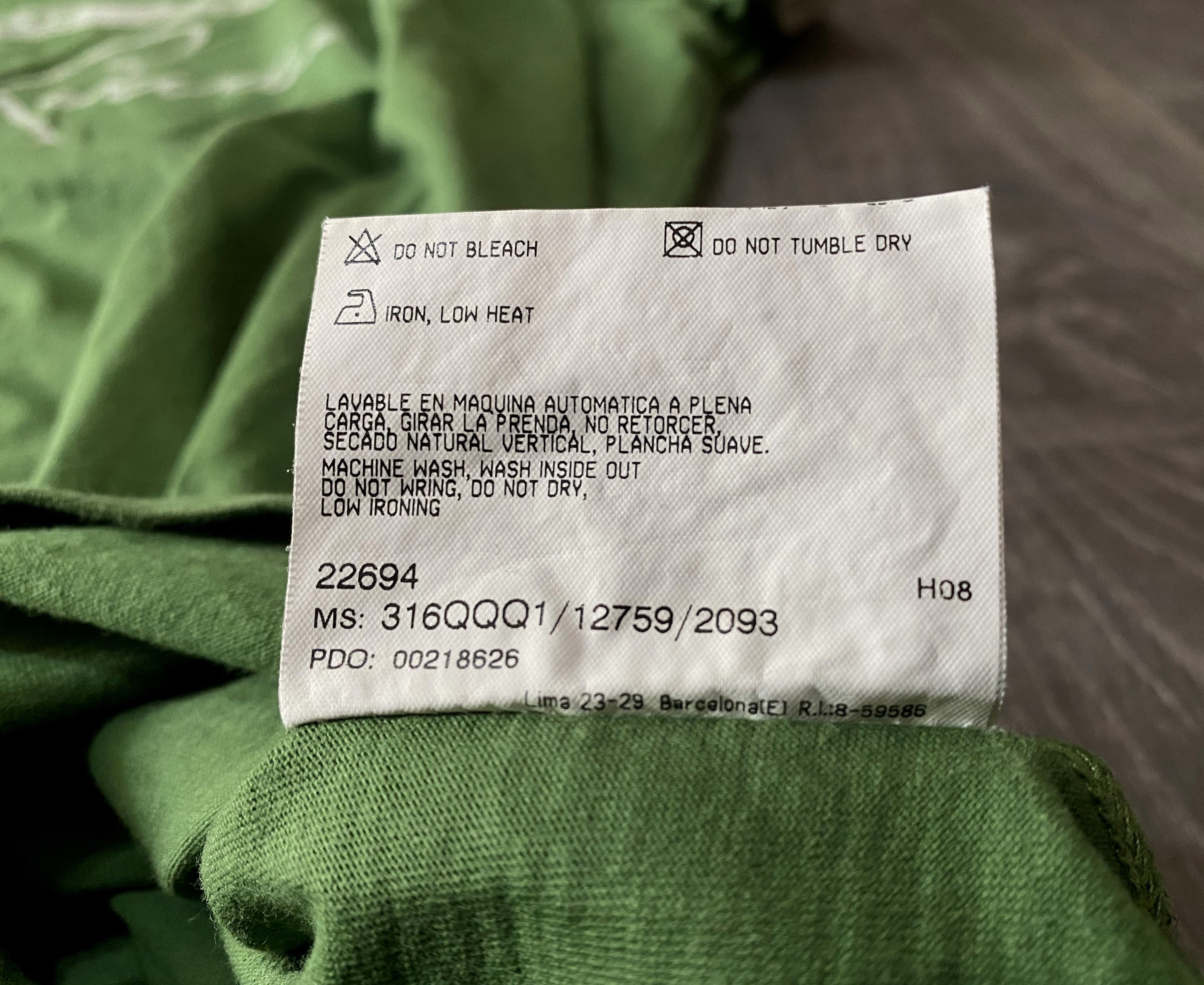 Burberry Thomas Burberry Big Logo Green Cotton Casual T-shirt Size US XXL / EU 58 / 5 - 8 Thumbnail