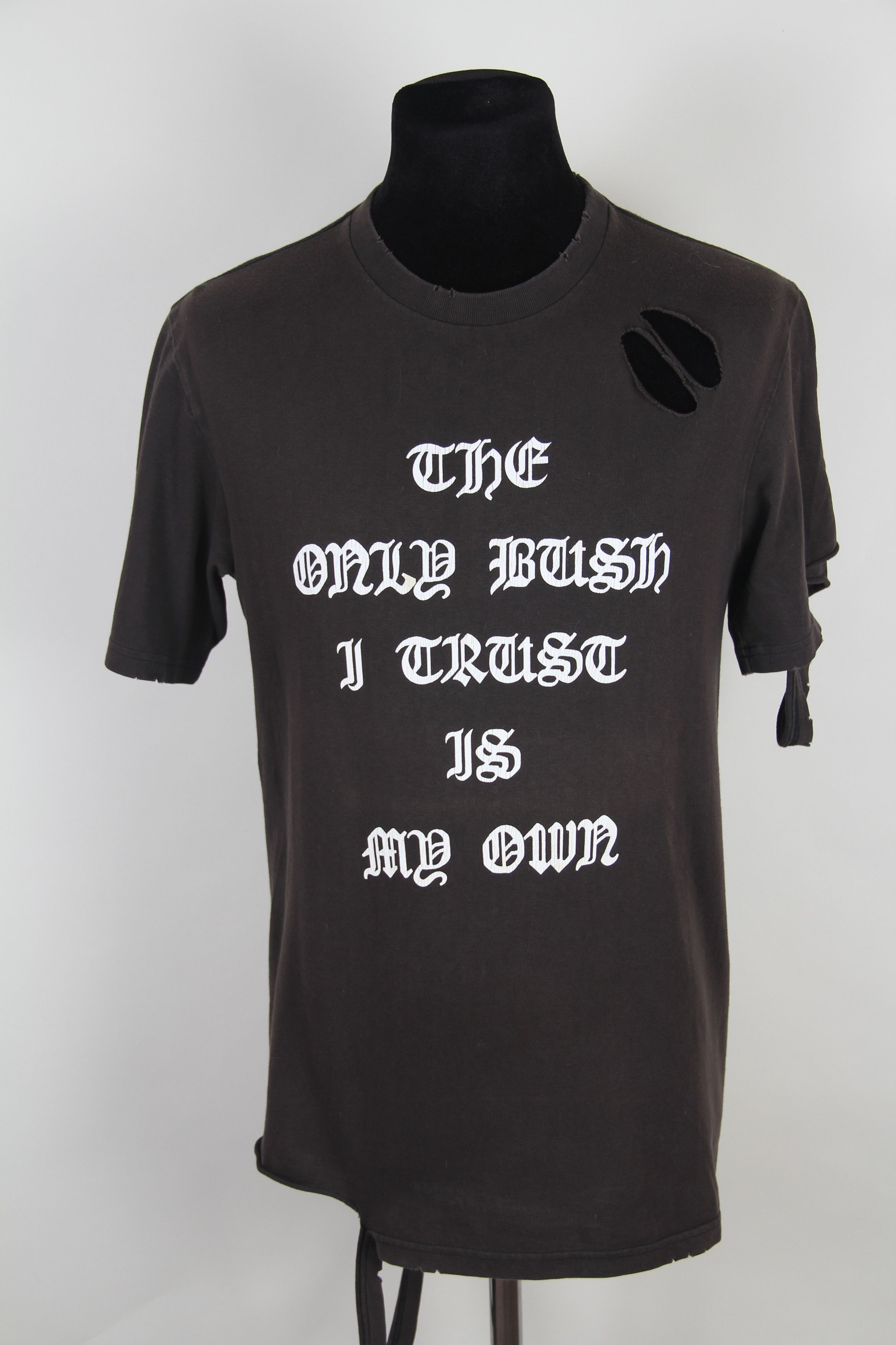 Number (N)ine Number Nine Distress Bush T-shirt AW 2004 sz 3 