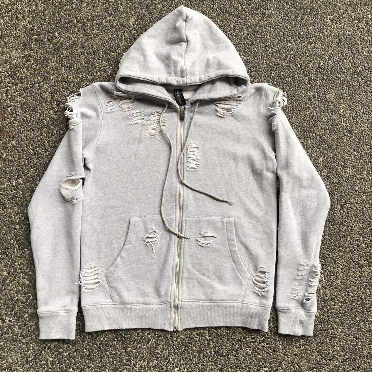 Maison MIHARA YASUHIRO Mihara Yasuhiro Distressed zip-up