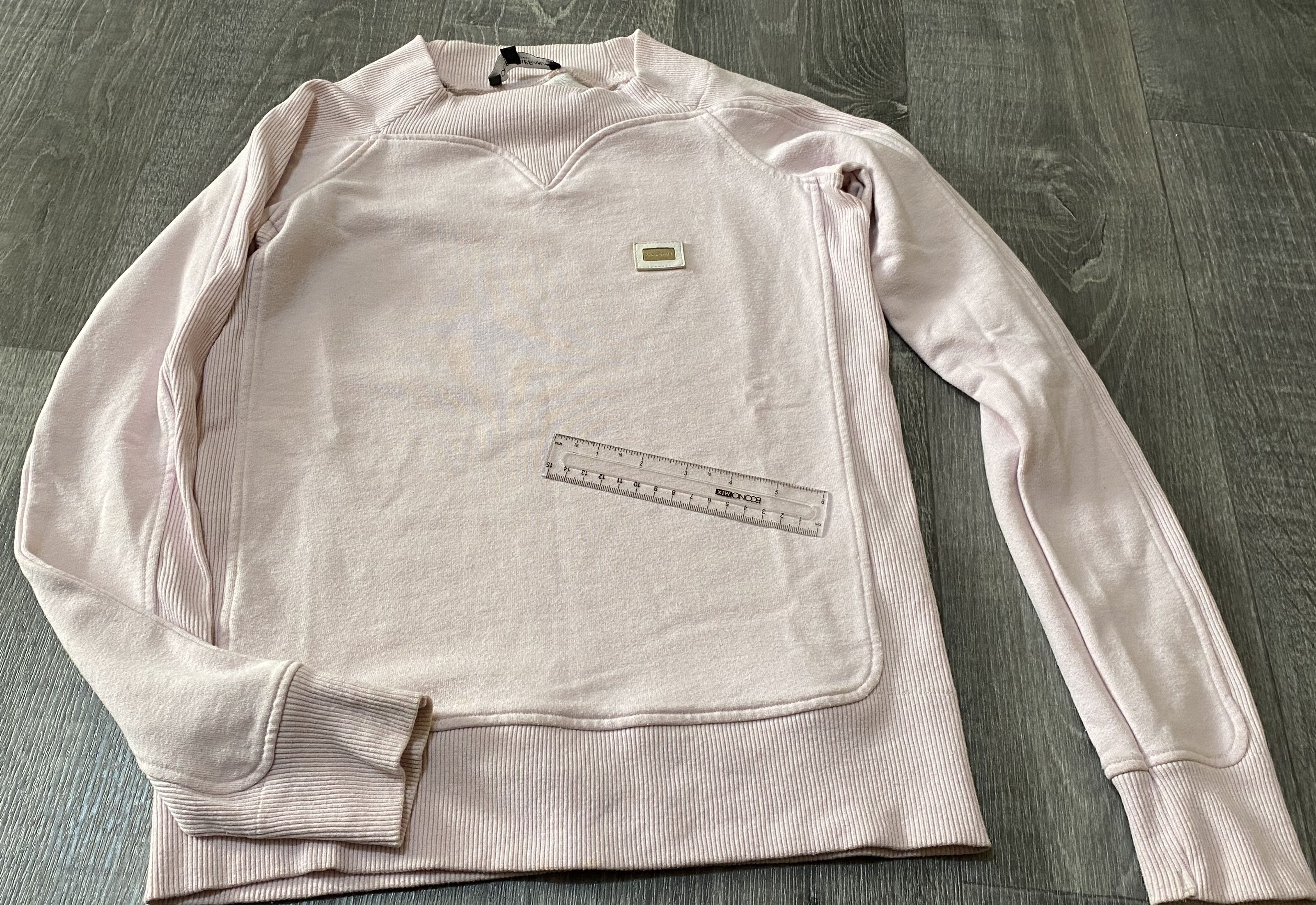 Dolce & Gabbana Dolce Gabbana D&G Pink Cotton Sweatshirt Leather Metal Logo Size US XS / EU 42 / 0 - 9 Thumbnail