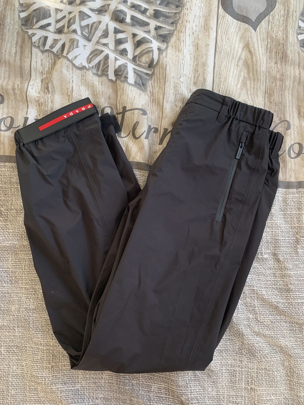 Prada SS18 Turquoise Nylon Pants - Ākaibu Store