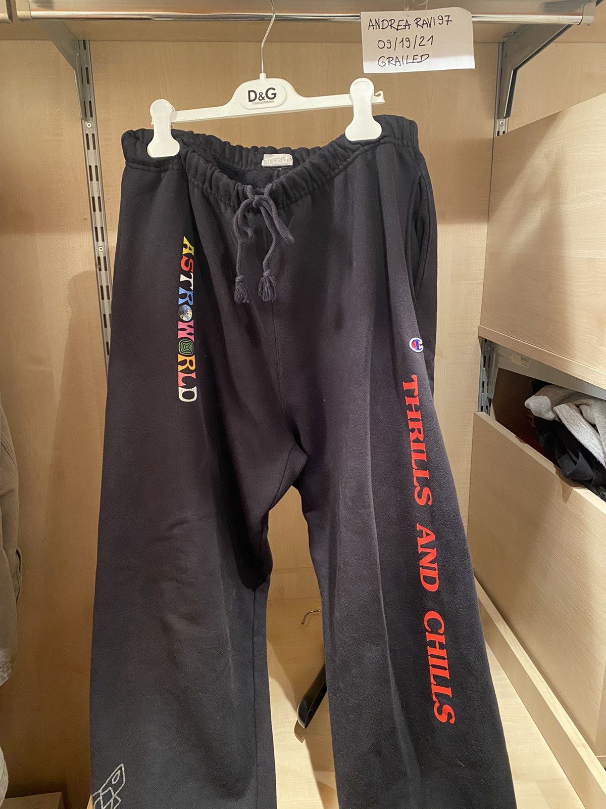 Travis Scott Astroworld Sweatpants Grailed