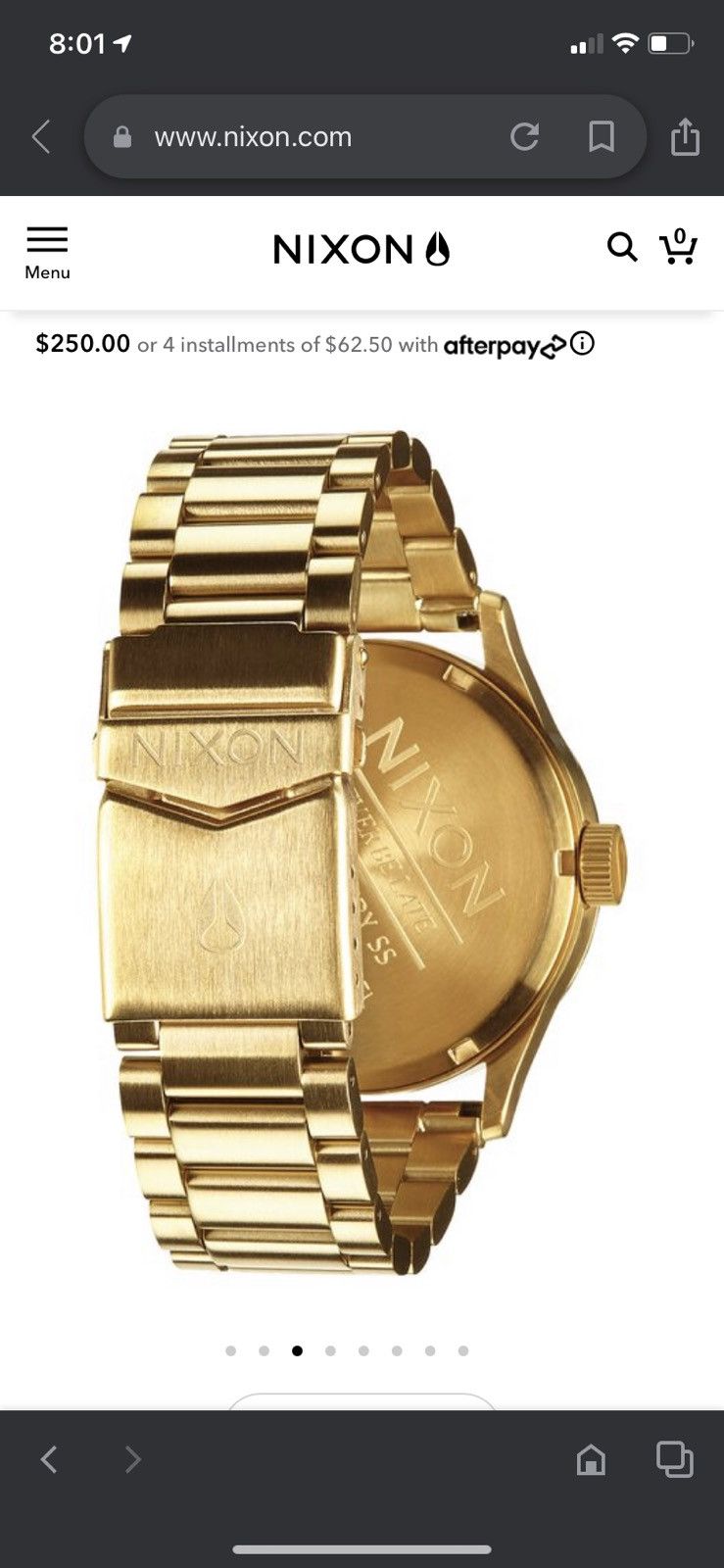Nixon afterpay hotsell