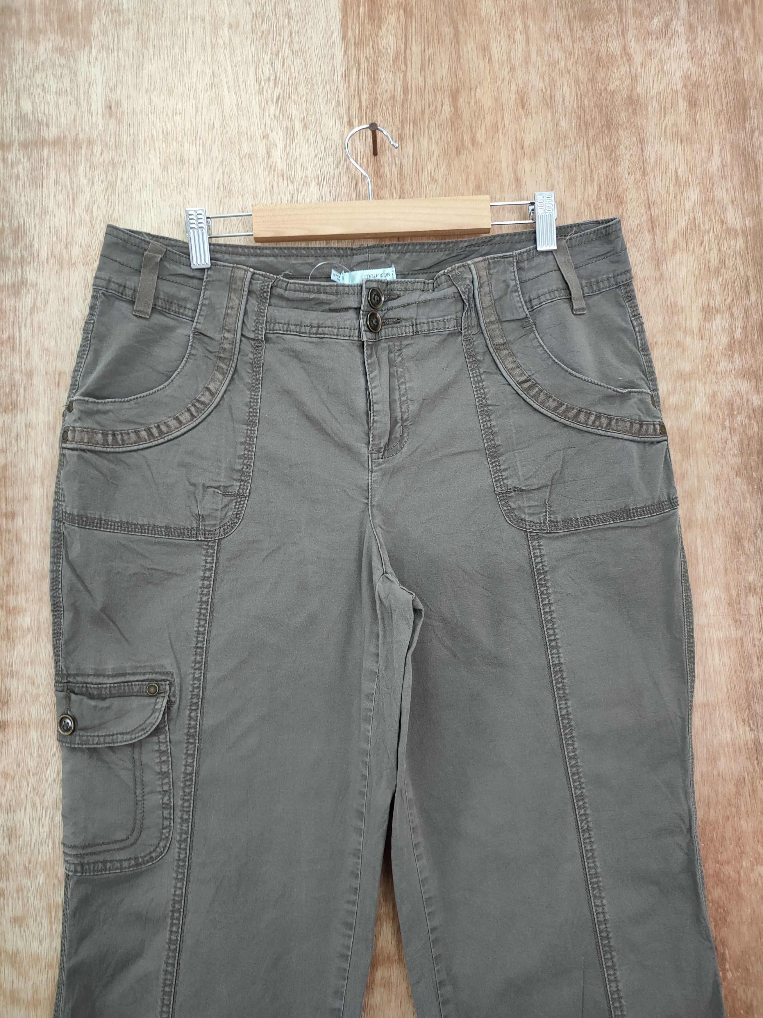 Japanese Brand × Vintage DLL Maurices multi pocket cropped cargo pants #985 Size 34" / US 12 / IT 48 - 3 Thumbnail