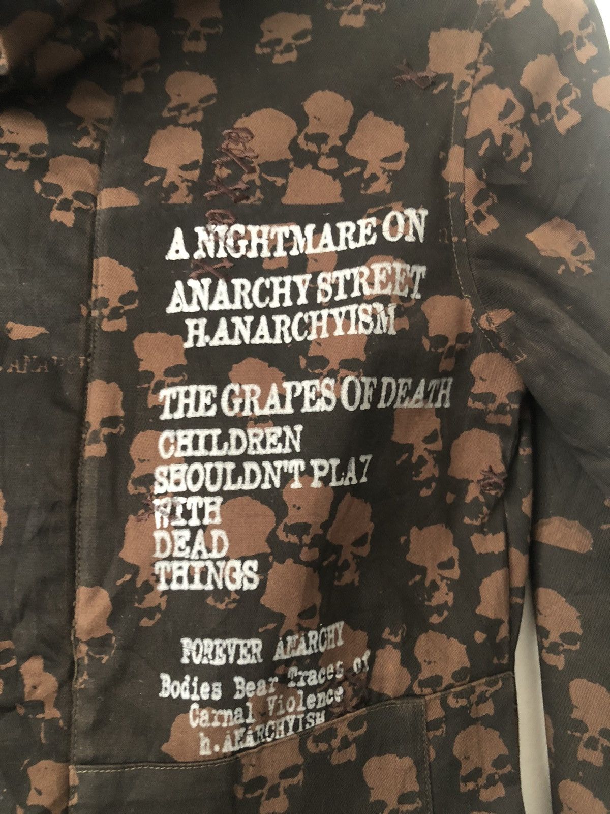 Designer × Japanese Brand × Seditionaries H.ANARCHYISM Jacket Skull Full Print Punk Coat Size US S / EU 44-46 / 1 - 5 Thumbnail
