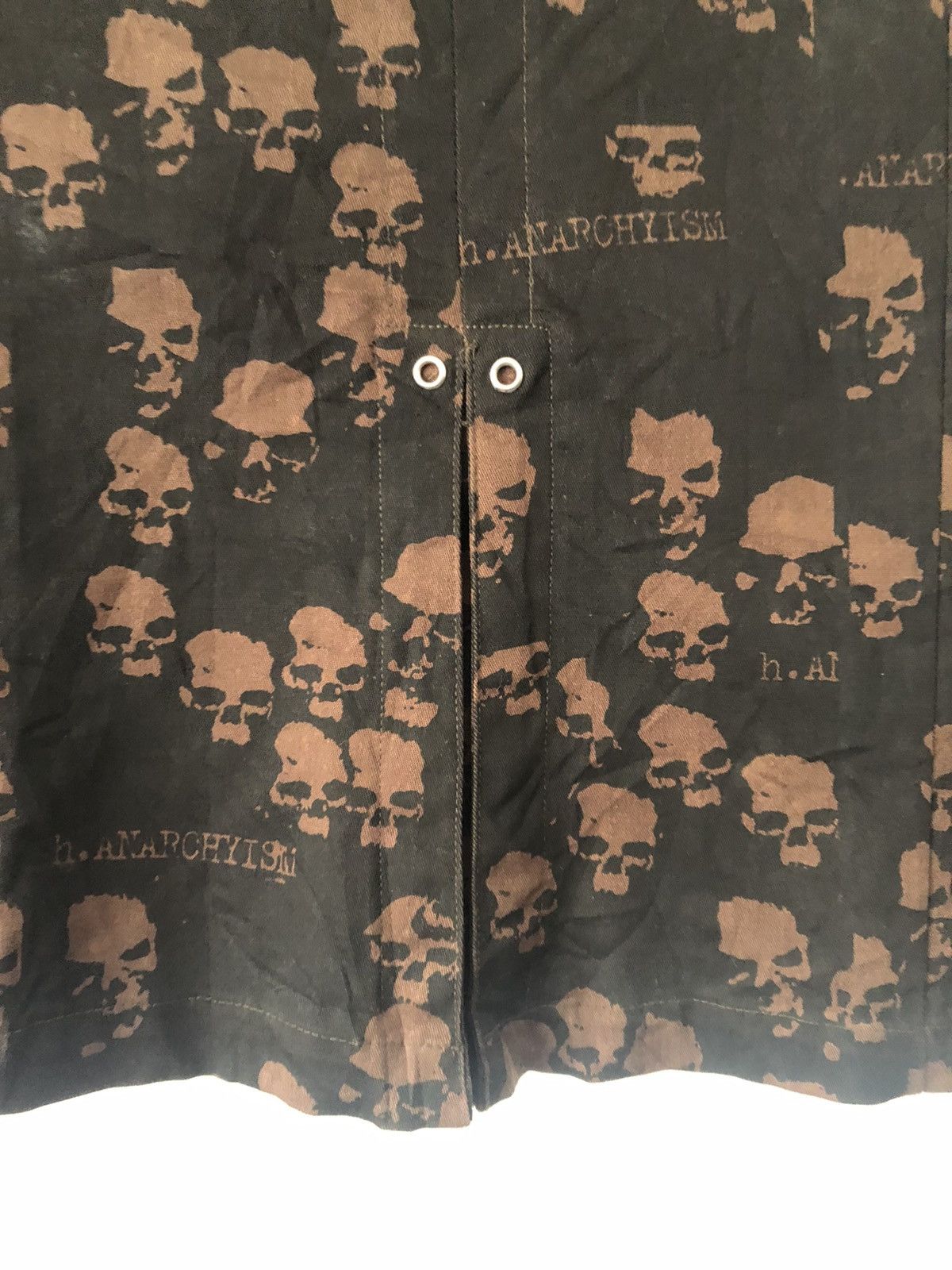 Designer × Japanese Brand × Seditionaries H.ANARCHYISM Jacket Skull Full Print Punk Coat Size US S / EU 44-46 / 1 - 7 Thumbnail