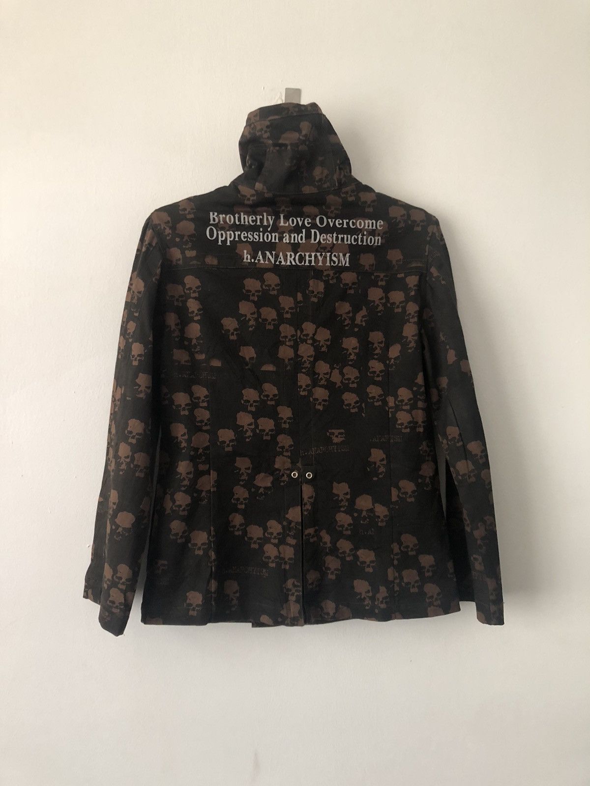 Designer × Japanese Brand × Seditionaries H.ANARCHYISM Jacket Skull Full Print Punk Coat Size US S / EU 44-46 / 1 - 6 Thumbnail