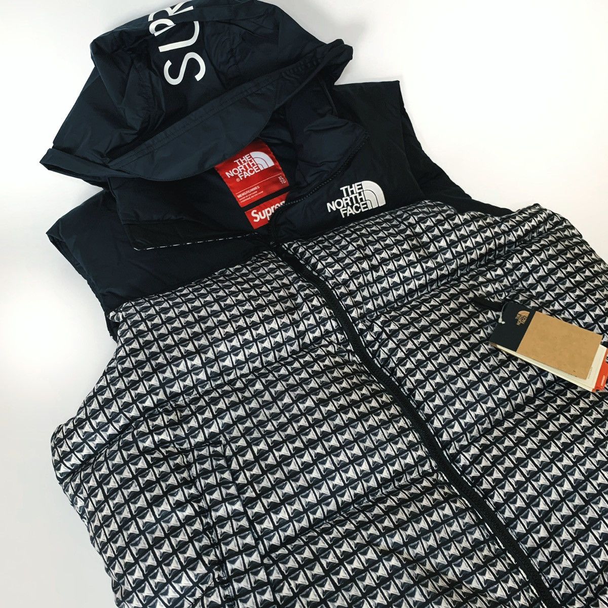 Supreme Supreme The North Face Studded Nuptse Vest Black | Grailed