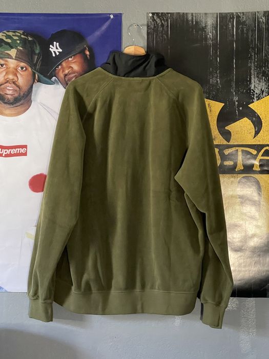 Nike olive sales green sweater