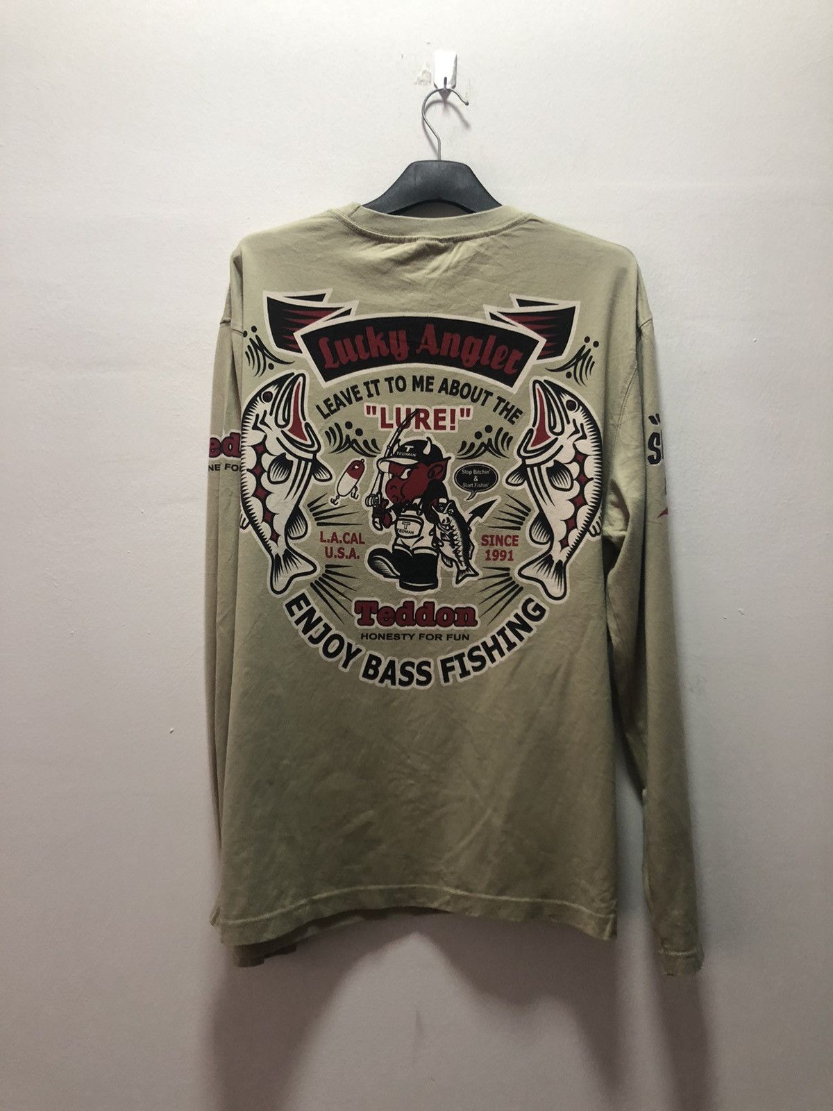 Tedman TEDMAN T Shirt Longsleeve Ted Company Lucky Angler Fishing Size US XL / EU 56 / 4 - 1 Thumbnail