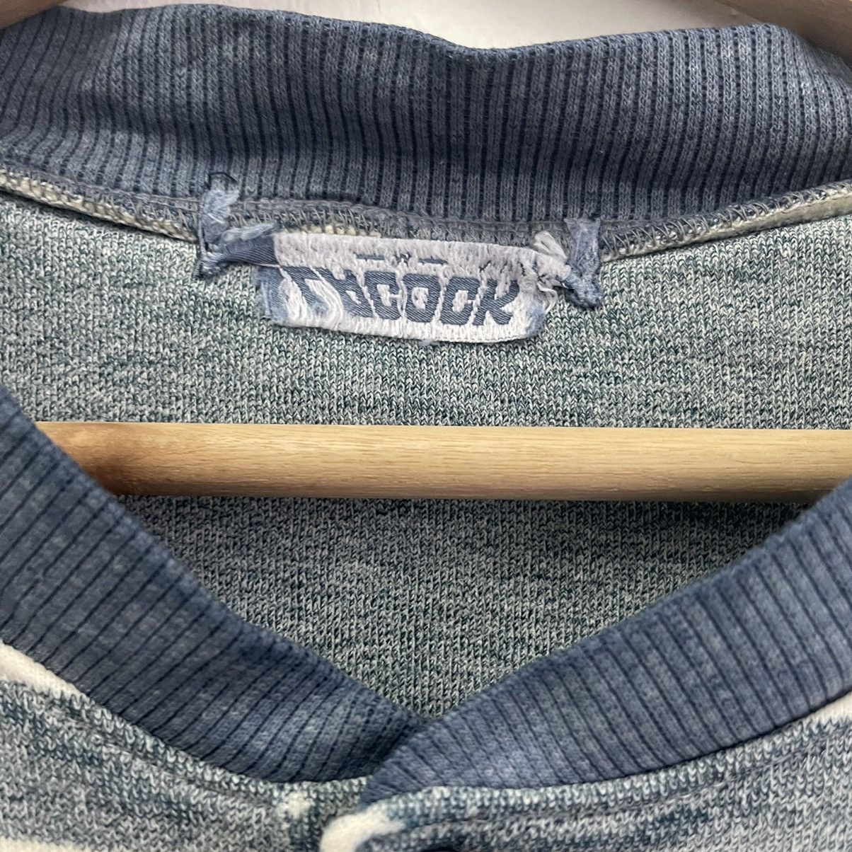 Vintage Vintage 90s Stripe Button Up Crewneck Sweatshirt Size M Size US M / EU 48-50 / 2 - 7 Thumbnail