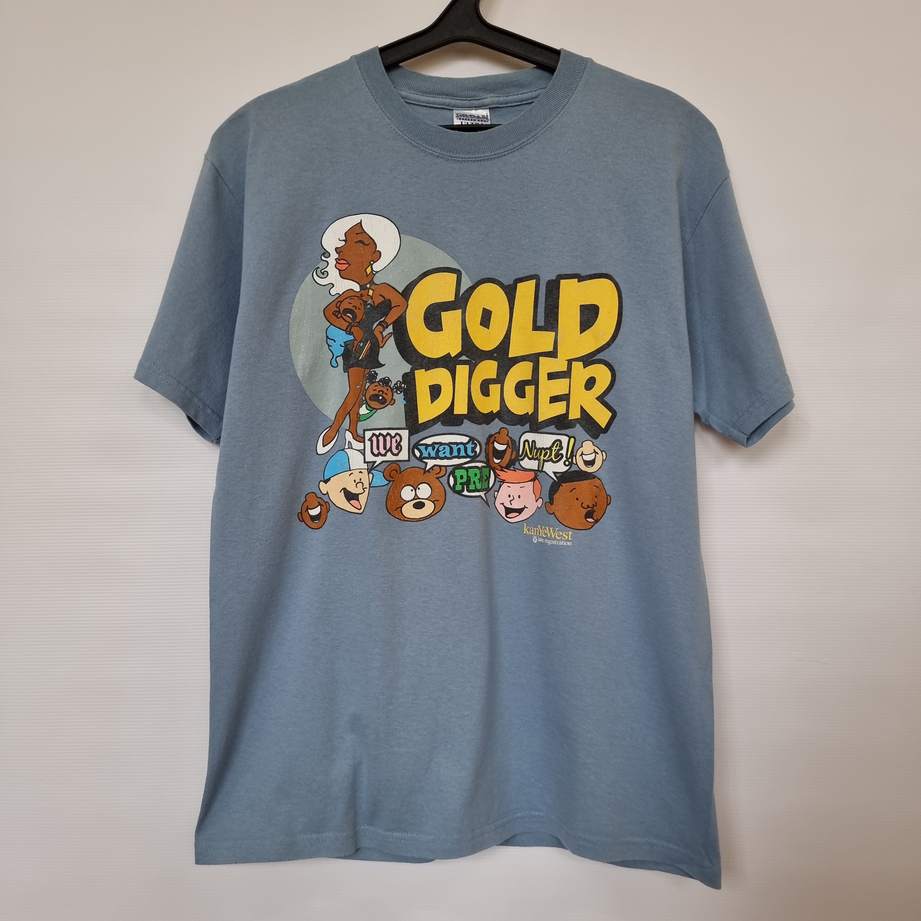 Kanye West 2006 Kanye West Late Registration Gold Digger t-shirt