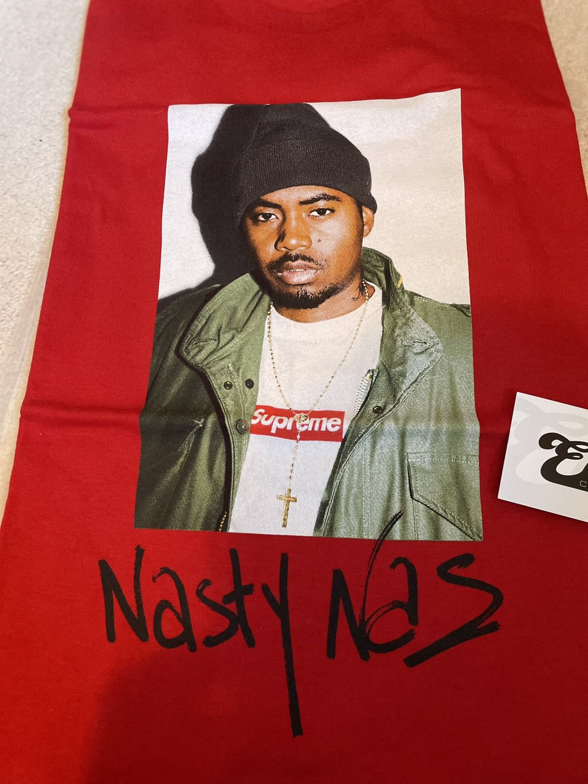 Supreme nas shirt clearance