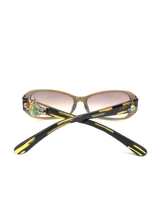 Vivienne Westwood Vivienne Westwood Orb Paper Clip Square Sunglasses