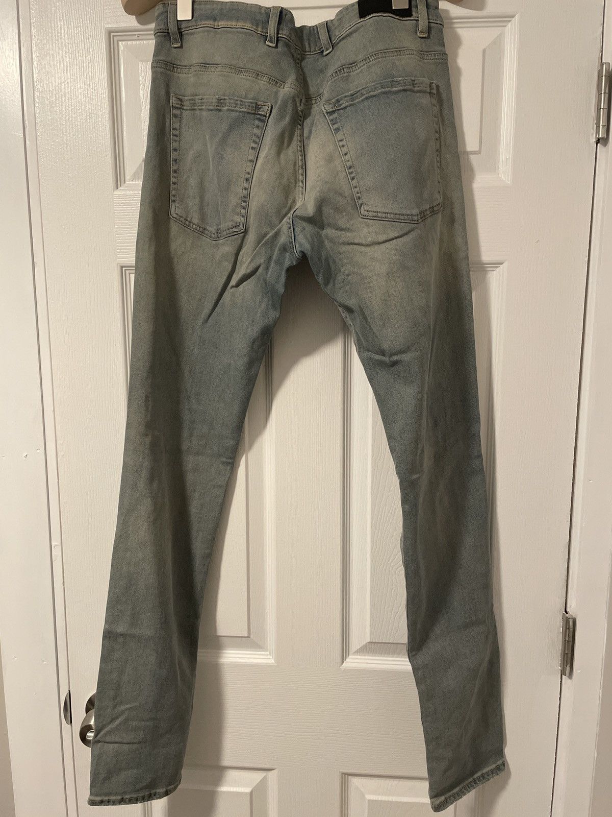 Represent Clo. Represent Clothing Clo Destroyer Denim Pale Indigo Blue 34 Size US 34 / EU 50 - 3 Thumbnail