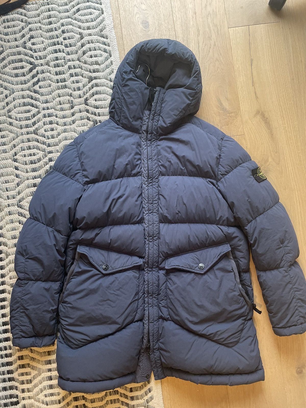 Stone Island Organic Feel Tela Ny Down - Parka Size US XXL / EU 58 / 5 - 1 Thumbnail