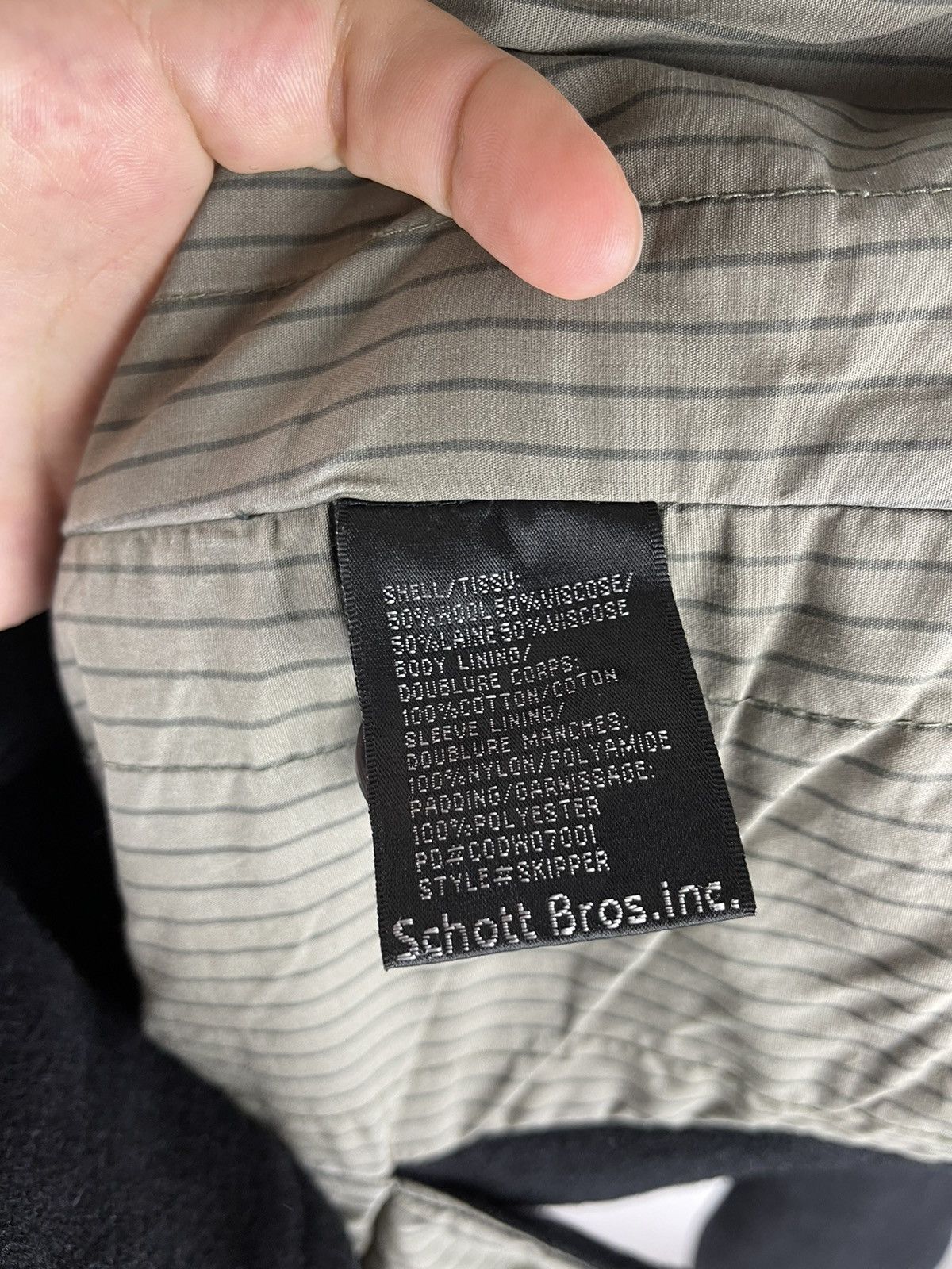 Schott Schott NYC 740N M85 Skipper melton Wool Peacoat Jacket Size US L / EU 52-54 / 3 - 9 Thumbnail