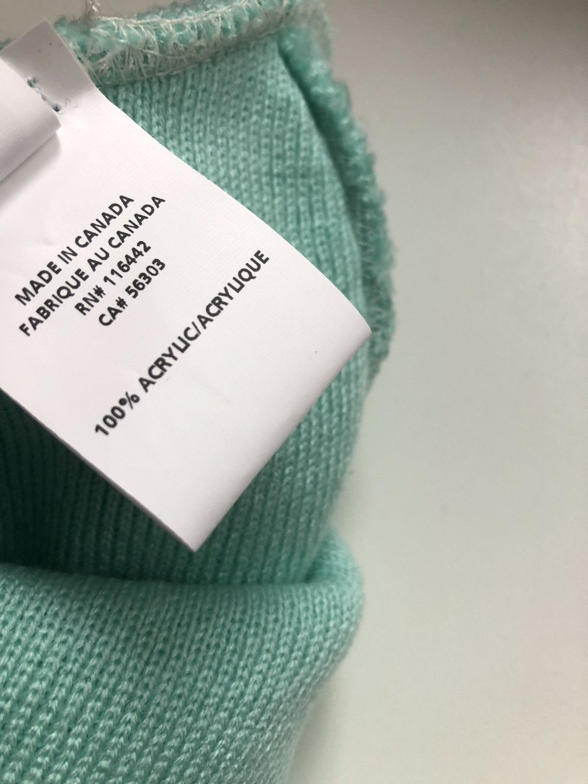 A.LAB NEW Small Defect Beanie GREEN Size ONE SIZE - 7 Thumbnail