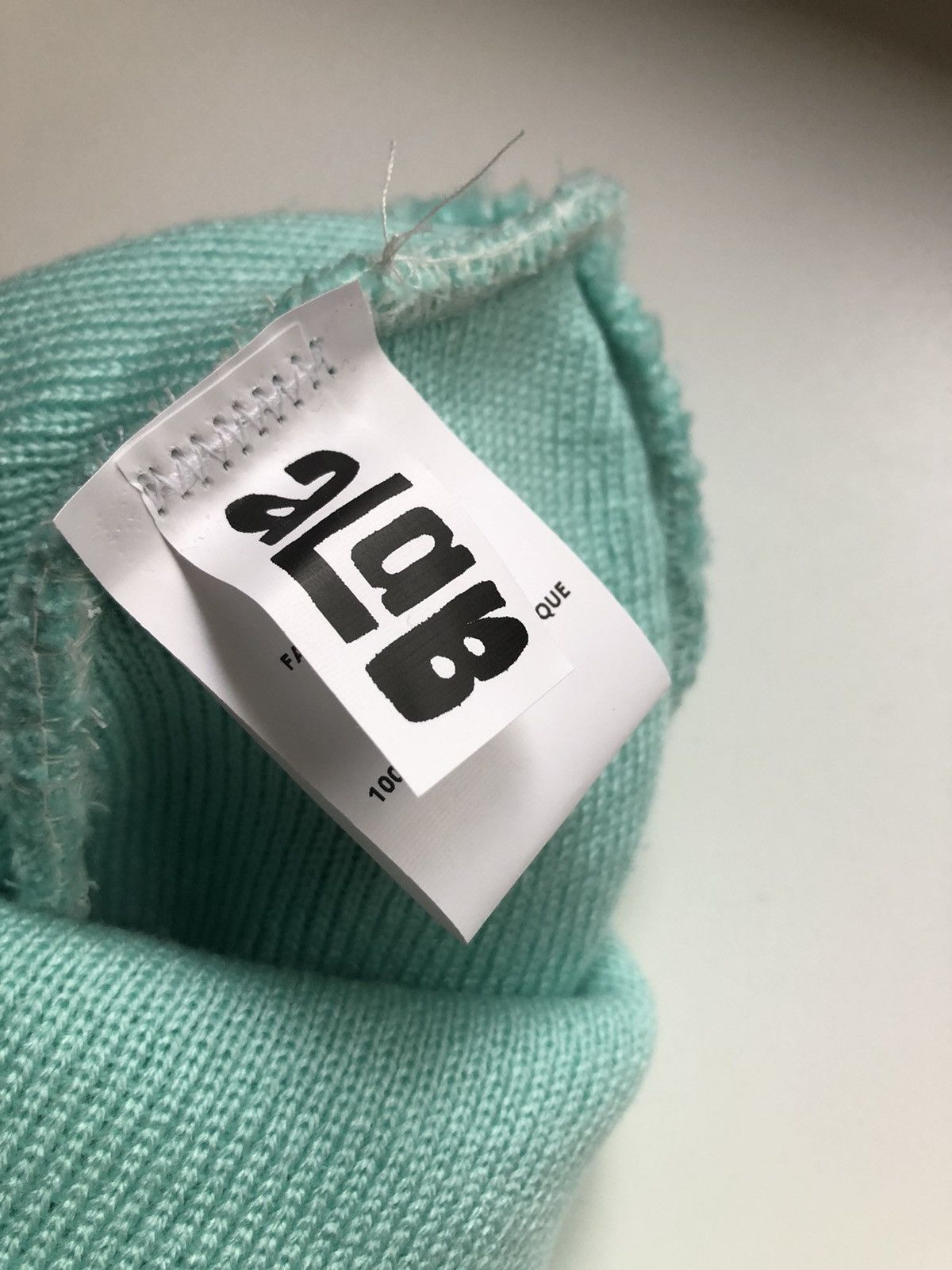 A.LAB NEW Small Defect Beanie GREEN Size ONE SIZE - 6 Thumbnail