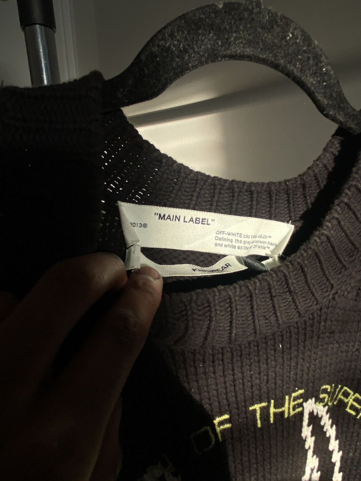 Off-White Off-White “Harry the Bunny” Knit Sweater Size US M / EU 48-50 / 2 - 2 Thumbnail