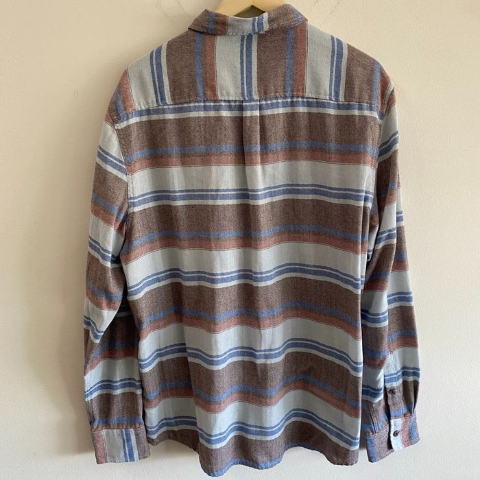 Vintage Bixby Nomad Striped Twill Skater Shirt | Grailed